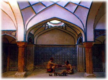 Iran, Kerman, Bathroom View